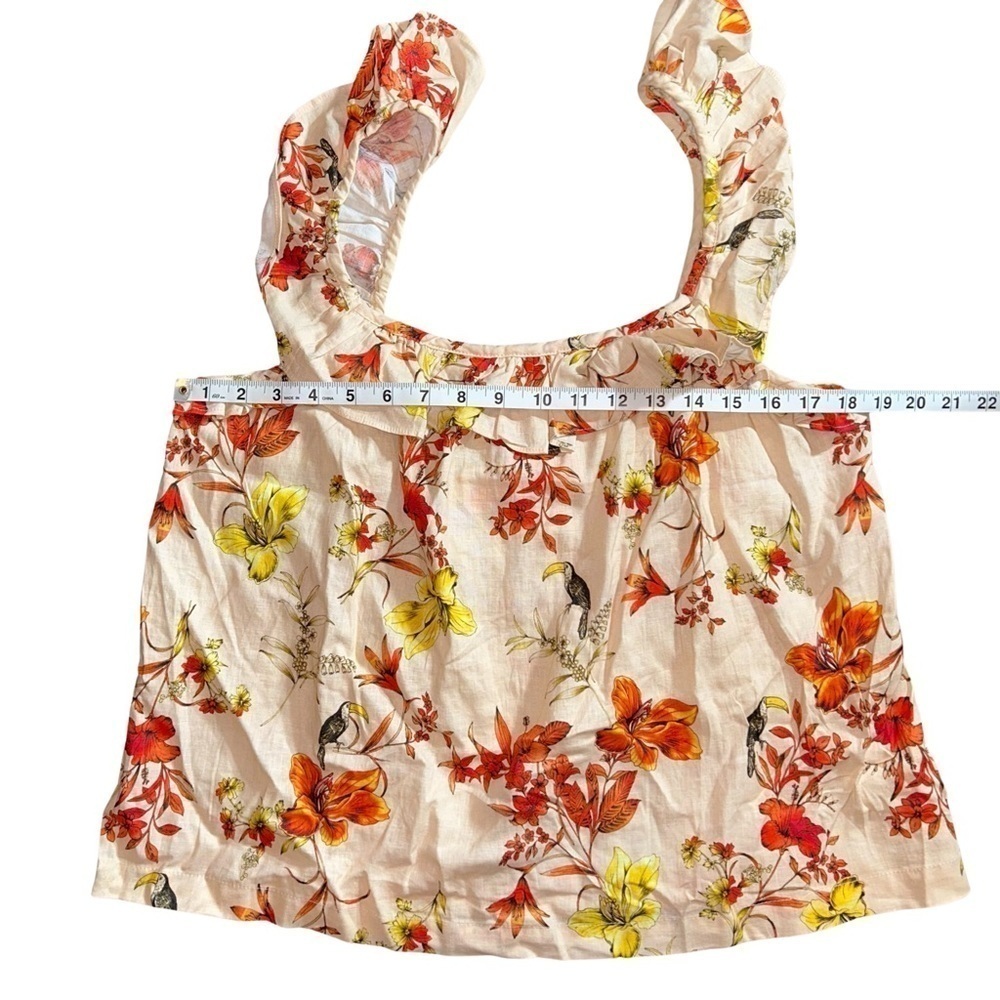 🌟 Evereve Char Floral Flutter Tank NWOT - Size L 🌟 - Picture 6 of 8